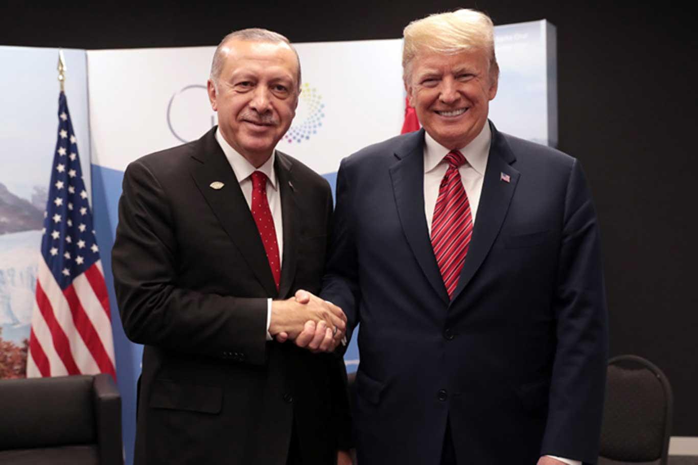 Cumhurbaşkanı Erdoğan Twitter'dan açıklama yaptı: Trump'la fikir alışverişinde bulunduk